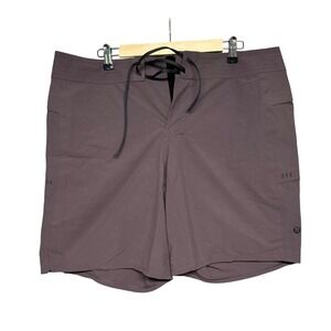 Lululemon Mens Size 38 Gray Board Shorts Swim Trunks Current State Shadow Grape